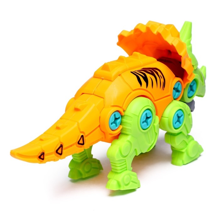 Конструктор винтовой «Стиракозавр», с отвёрткой, 26 деталей Конструктор винтовой «Стиракозавр», с отвёрткой, 26 деталей