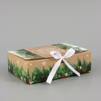 Коробка подарочная новогодняя складная &laquo;Мечты сбудутся&raquo;, 16.5&times;12&times;5 см