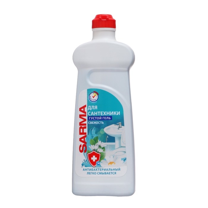 Гель для ванн и раковин Sarma «Свежесть», универсальное, 500 мл Гель для ванн и раковин Sarma «Свежесть», универсальное, 500 мл