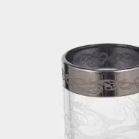 Набор стопок &laquo;Флора&raquo;, 50 мл, с гравировкой и напылением, 6 шт.