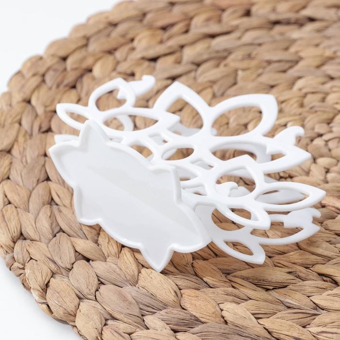 Салфетница Verona, 13,9×5,8×10,5 см, цвет белый Салфетница Verona, 13,9×5,8×10,5 см, цвет белый