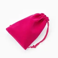 Набор мешочков бархатных 50 шт. , 7&times;9 см, ярко-розовый