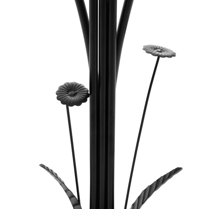 Торшер  Торшер "Аделла" 5хЕ27 15Вт черный h.145 см