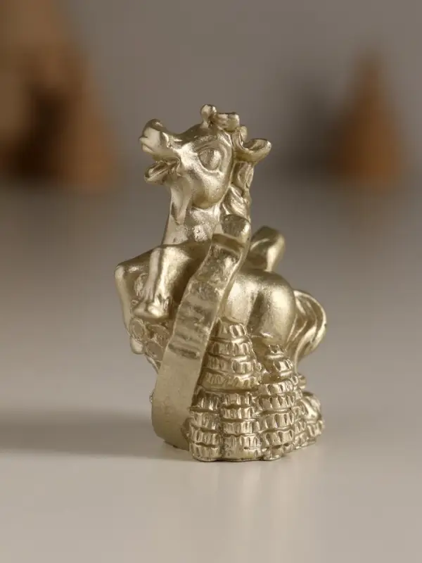 Сувенир полистоун Сувенир полистоун "Коник с подковой и пожеланием" МИКС 5,5х4х3 см