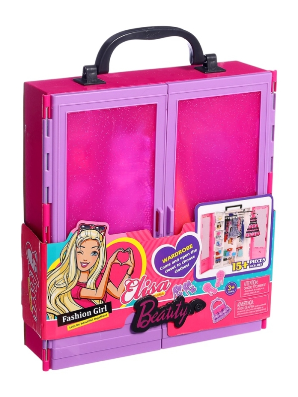 Кукла-модель "Гардероб мечты" с аксессуарами