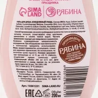 Гель для душа «С Новым годом», vanilla milkshake, набор 2 шт х 200 мл, URAL LAB