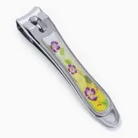 Кусачки книпсер педикюрные, с пилкой, 8 см, МИКС