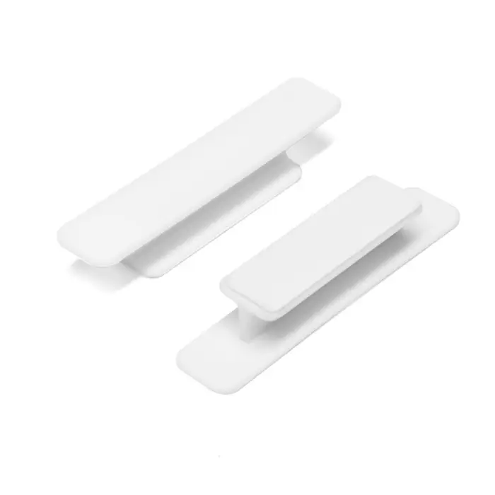 Ручка мебельная самоклеющаяся CAPPIO, L=108 мм, пластик, цвет белый