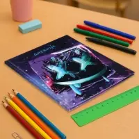 Дневник школьный для 1-11 классов, &laquo;Киберпанк. НЕОН&raquo;, твёрдая обложка 7БЦ, матовая ламинация, выборочный лак, 40 листов