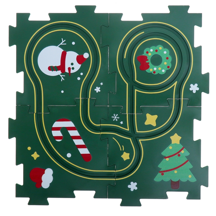 Трек-пазл «Сказочный поезд», работает от батареек Трек-пазл «Сказочный поезд», работает от батареек