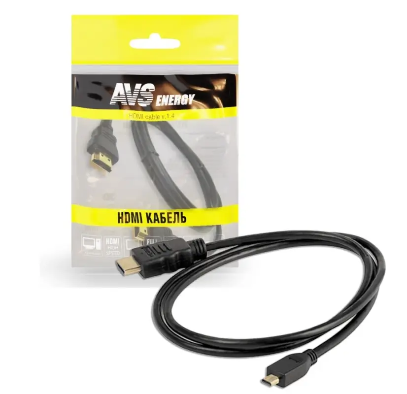 Кабель AVS HDMI(A)-microHDMI(D) HAD-71 1м