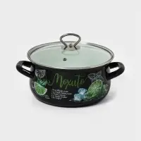 Кастр.сфер. 3л (черная)Мохито