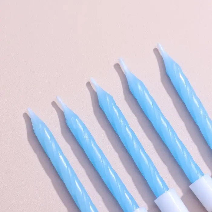 Свечи для торта «Неон», 5 см, 10 шт., синие Свечи для торта «Неон», 5 см, 10 шт., синие