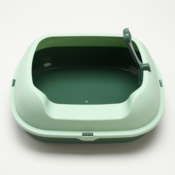 Туалет с бортом 46 х 38 х 18 см, зелёный Туалет с бортом 46 х 38 х 18 см, зелёный