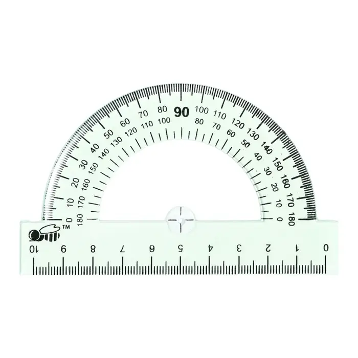 Транспортир 180°/10 см Calligrata, пластиковый, прозрачный, зелёный, МИКС Транспортир 180°/10 см Calligrata, пластиковый, прозрачный, зелёный, МИКС