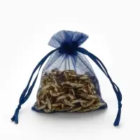 Набор мешочков подарочных 100шт. 7*9 см ( + - 1 см), цвет тёмно-синий (1716479)