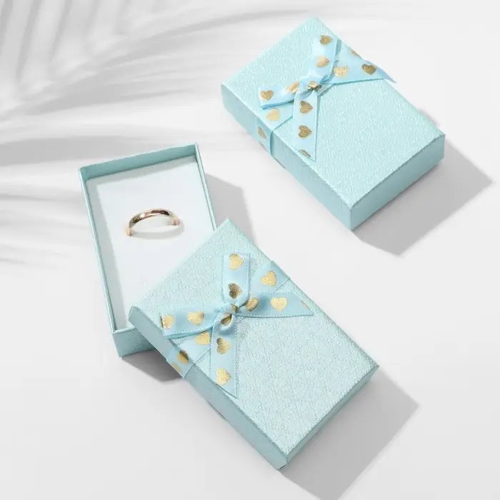 Коробочка подарочная под набор «Влюбленность», 5×8 (размер полезной части 4,7×7,7 см), цвет голубой Коробочка подарочная под набор «Влюбленность», 5×8 (размер полезной части 4,7×7,7 см), цвет голубой