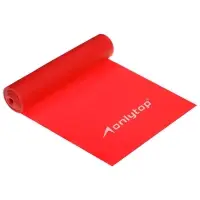 Эспандер ленточный для фитнеса ONLYTOP, 150&times;15&times;0.05 см, 20 кг, МИКС