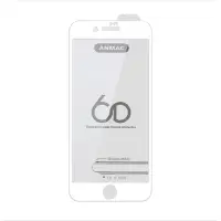 Защитное стекло iPh 6/6S Anmac 6D White без упаковки Арт.1137148 (10 шт./уп.)