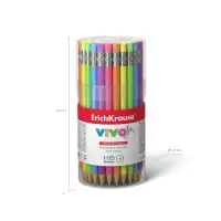 Карандаш механический ErichKrause "Vivo", НВ, грифель d=0.5 мм, в тубусе, микс