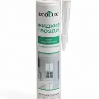 Жидкие гвозди ECOLUX, полимерные, белые