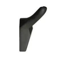 Крючок мебельный CAPPIO HORN, двухрожковый, цвет черный