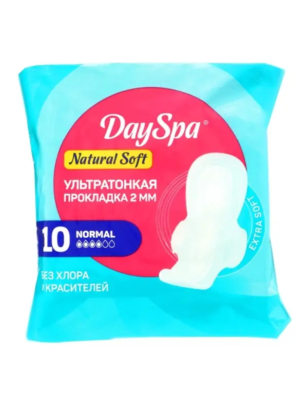 Прокладки Day Spa Ultra Natural нормал, софт, 10 шт.