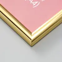 Фоторамка для фото 21х29,7 см (А4) "Oframe", пластик, золото, (пластиковый экран)