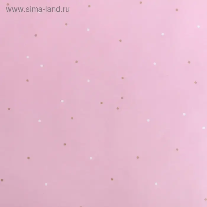 Бумага упаковочная &laquo;Цветы&raquo;, розовый, 70 х 100 см