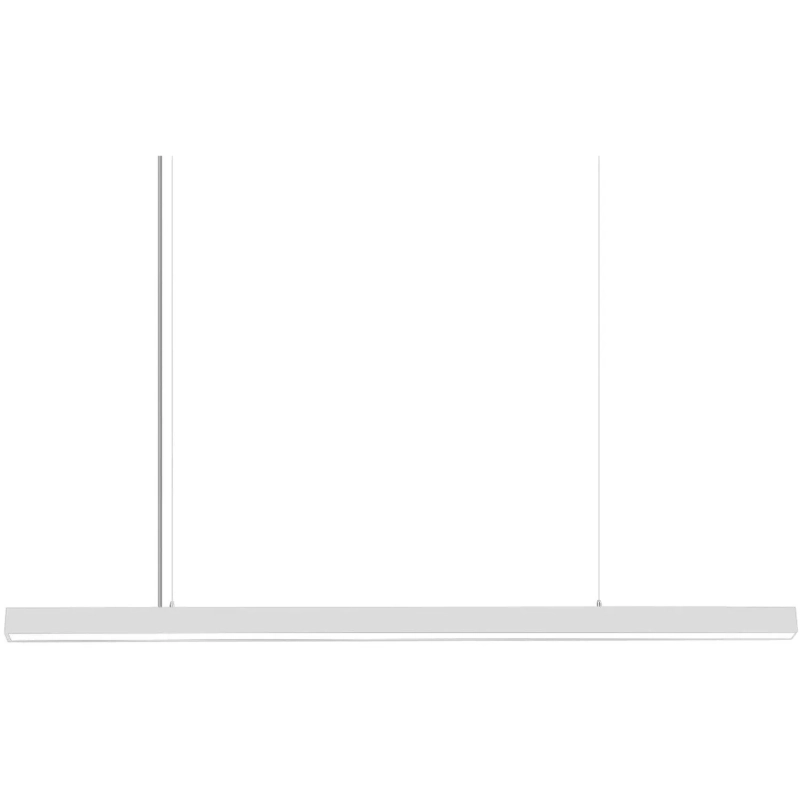 Светильник светодиодный линейный, подвесной, 40Вт, 4000К, IP40, серебро