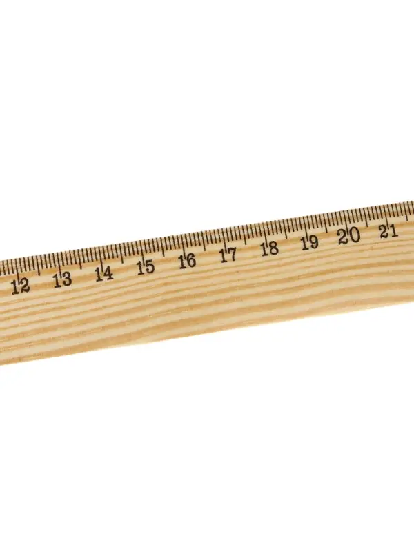Линейка деревянная, 30 см