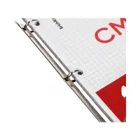 Тетрадь на кольцах ErichKrause Accent А4, 80 листов, в клетку, пластиковая обложка, на кнопке, 100% белизна, блок офсет, МИКС