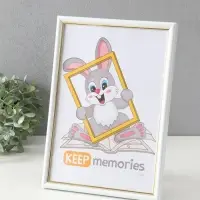 Набор фоторамок для фото 21&times;30 см Keep memories &laquo;Гамма&raquo;, с подножкой, 3 шт., (пластиковый экран), белый