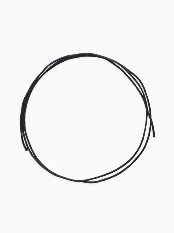 Шнурок для крестика, набор 3 шт. длина 100 см, диаметр 1.5 мм, нейлоновый гайтан, черный