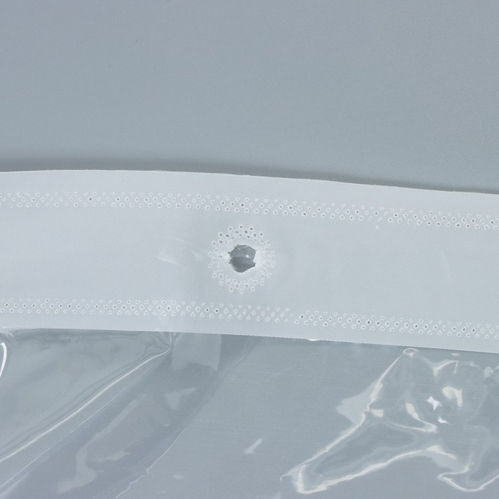 Штора для ванной Доляна «Лёд», 180×180 см, PEVA, прозрачная Штора для ванной Доляна «Лёд», 180×180 см, PEVA, прозрачная