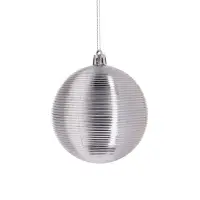 Ёлочные игрушки &laquo;Агнет&raquo; узоры, шары новогодние, набор d=8 см, 4 шт., МИКС