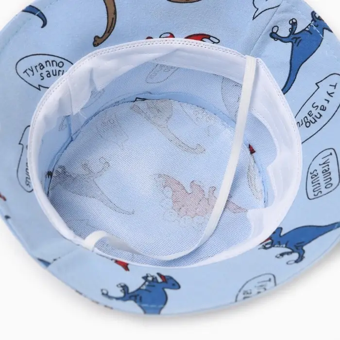 Панама детская MINAKU «Динозавры», размер 49-50, синяя