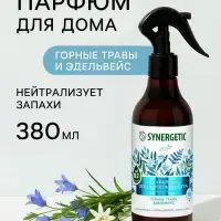 Освежитель воздуха Synergetic &laquo;Горные травы и эдельвейс&raquo;, 380 мл