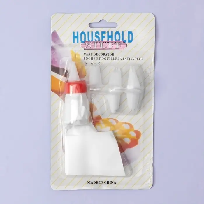 Набор кондитерский, 7 предметов: мешок, 6 насадок, 22&times;12&times;3 см