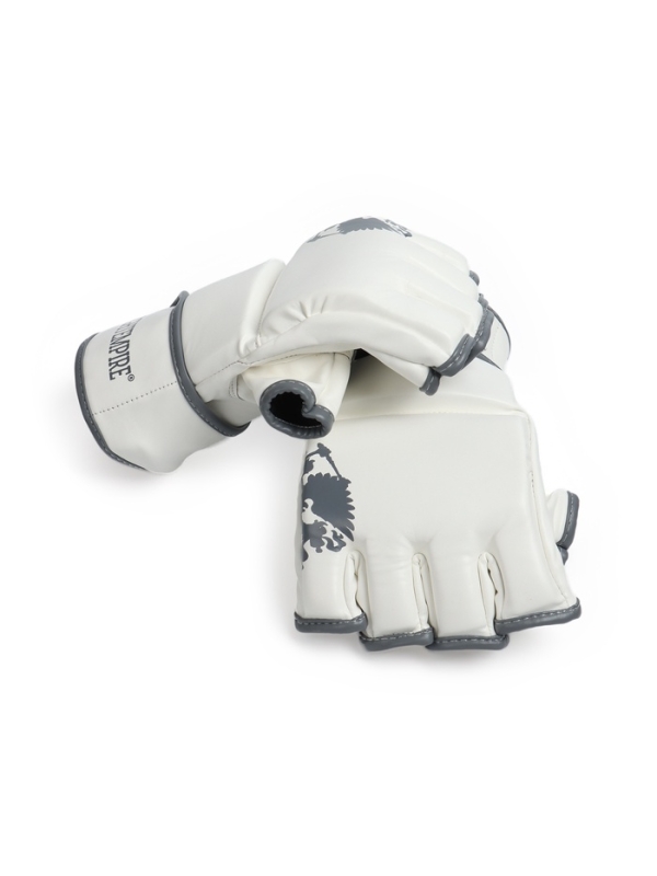 Перчатки для ММА боевые FIGHT EMPIRE, PRIDE, белые, размер L