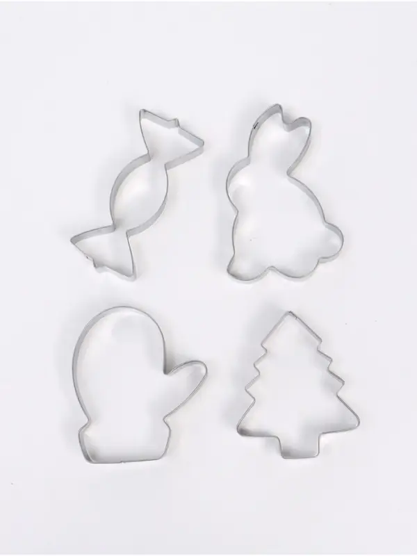 Формы для вырезания печенья &laquo;Новогодние сладости&raquo;, набор 10 шт., нержавеющая сталь