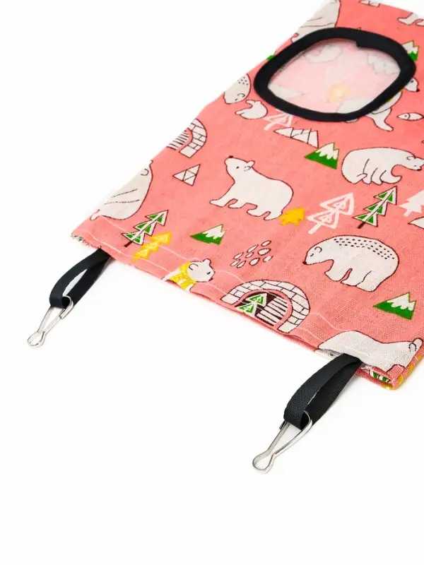 Сенник - кормушка для грызунов, подвесной, 29 х 25 см, розовый