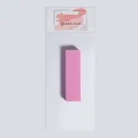 Баф наждачный для ногтей, четырёхсторонний, 9×2.5×2.5 см, МИКС
