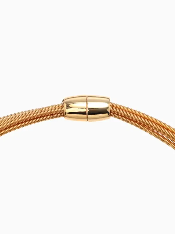 Набор 2 пред-та: колье, браслет Набор 2 пред-та: колье, браслет "Бусина на нитях", цвет золото