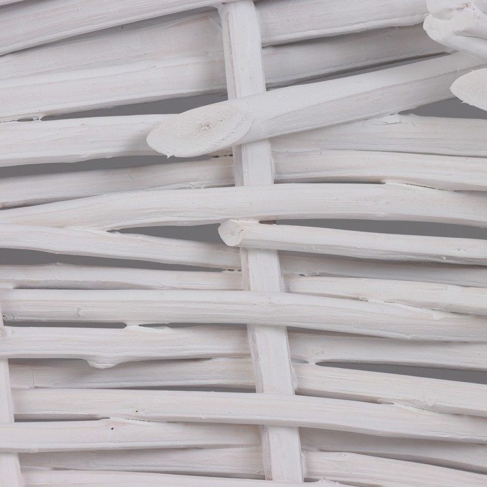 Набор корзин, 3 шт, 45х17/46 см, 36х14/38 см, 27х11/30 см, белый, лоза Набор корзин, 3 шт, 45х17/46 см, 36х14/38 см, 27х11/30 см, белый, лоза