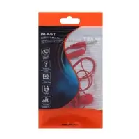 Наушники Blast BAH-217 Mobile, вакуумные, микрофон, 3.5 мм, 1.2 м, красные