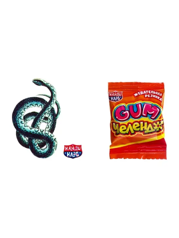 Жевательная резинка с татуировкой «Gum Челендж», 4 г Жевательная резинка с татуировкой «Gum Челендж», 4 г