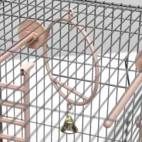 Клетка для птиц &laquo;Пижон&raquo; №100, разборная, 42&times;30&times;37 см, укомплектованная, бежевая