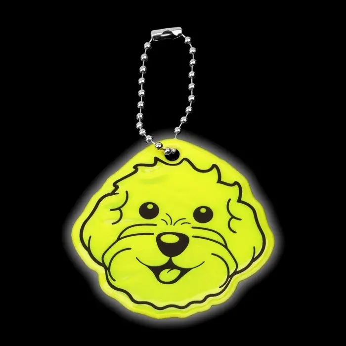 Светоотражающий элемент «Морда», двусторонний, 5.9×6 см, МИКС