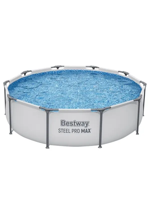 Бассейн каркасный Steel Pro Max, 305&times;76 см, с фильтр-насосом, круглый, 56408 Bestway